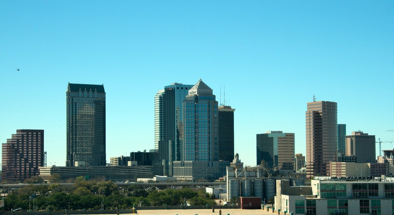 florida skyline tampa city 67890